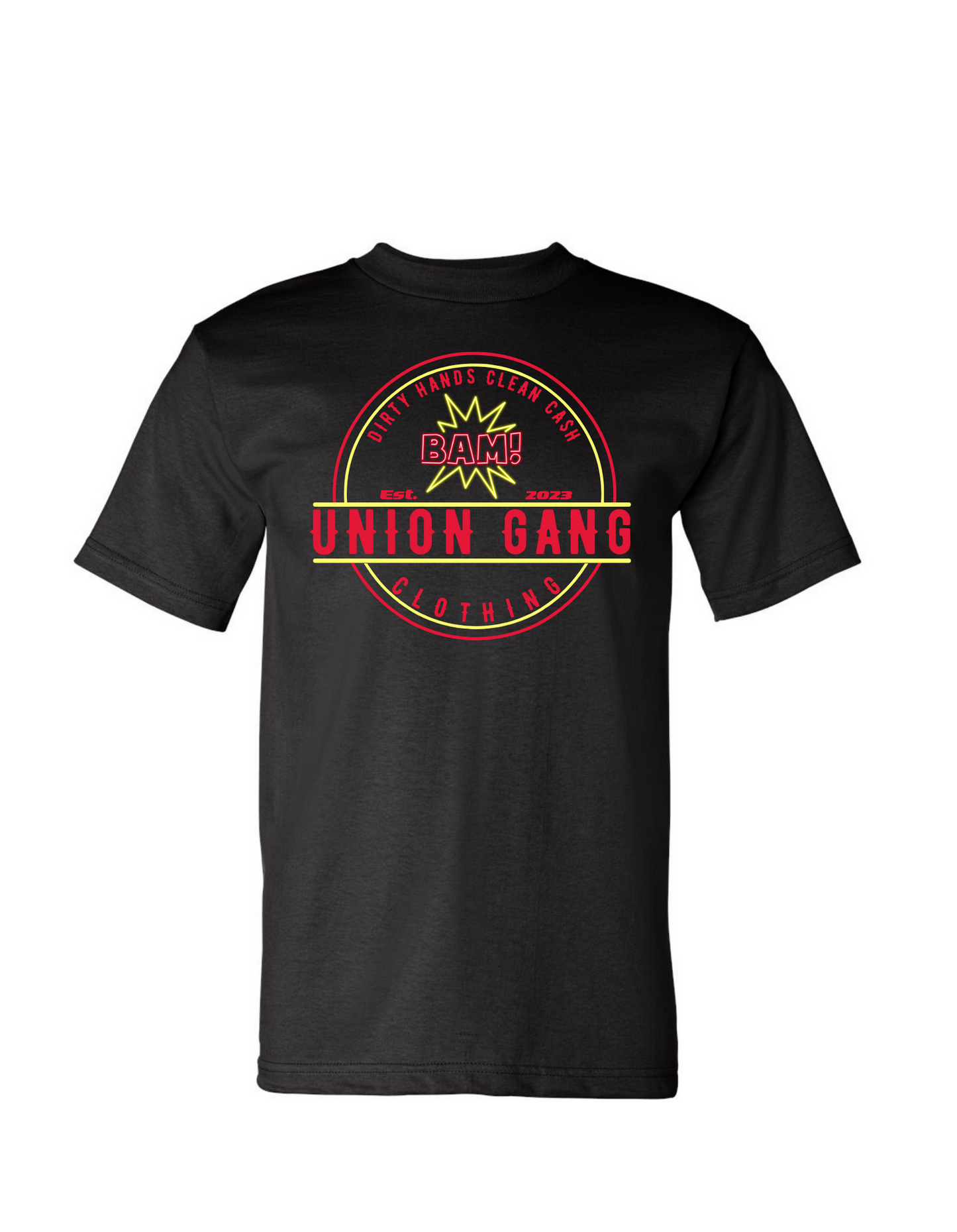 "Neon Sign Clean Cash" T-Shirt