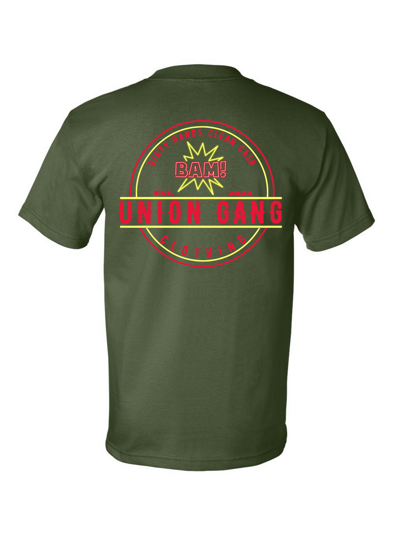 "Neon Sign Clean Cash" T-Shirt