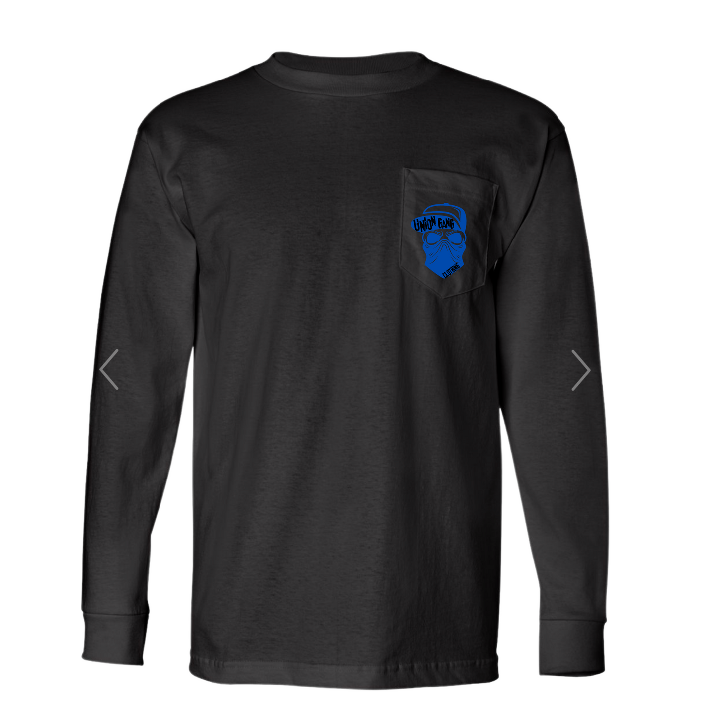 UNION GANG SNAP BACK HAT SKULL LONG SLEEVE T-SHIRT