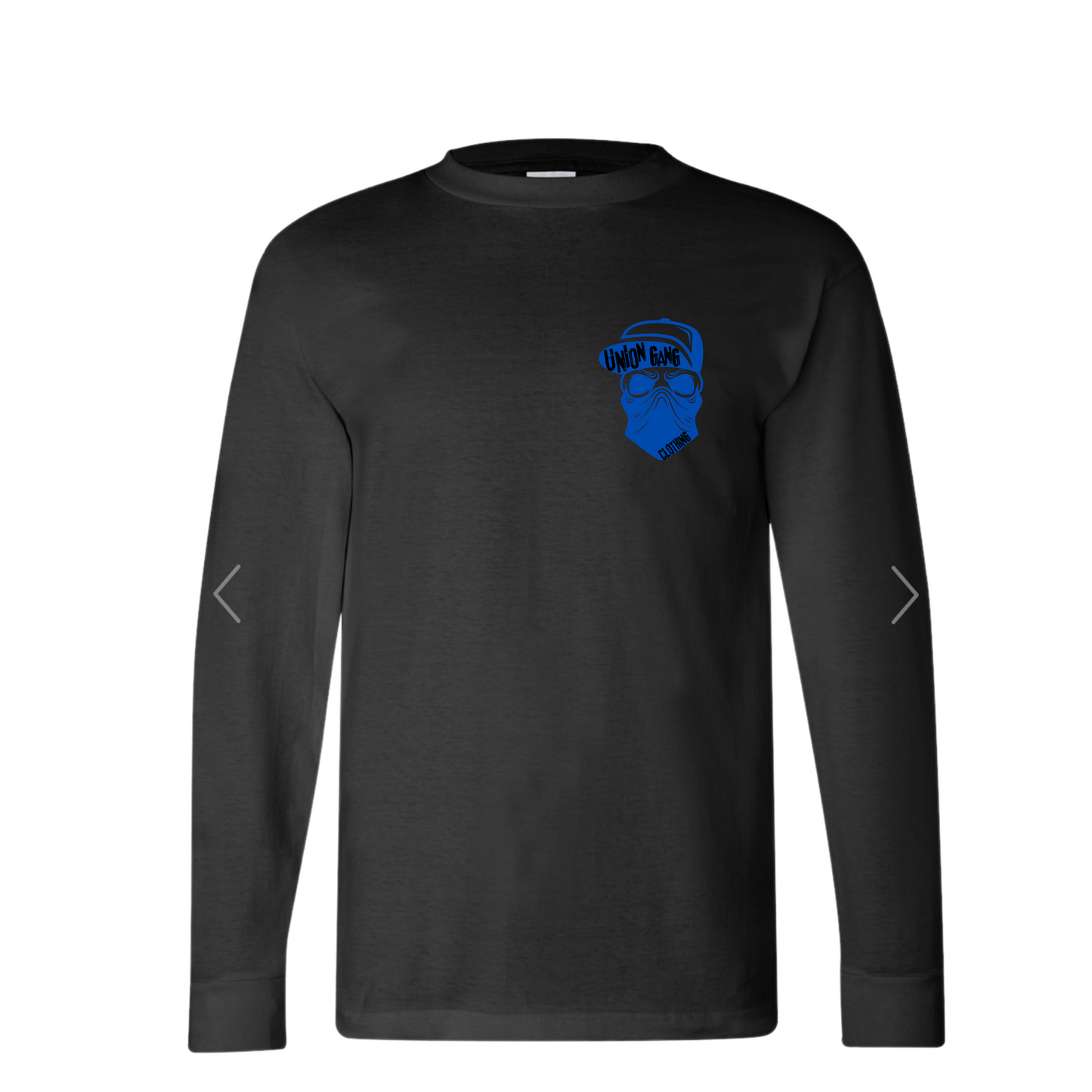 UNION GANG SNAP BACK HAT SKULL LOND SLEEVE T-SHIRT