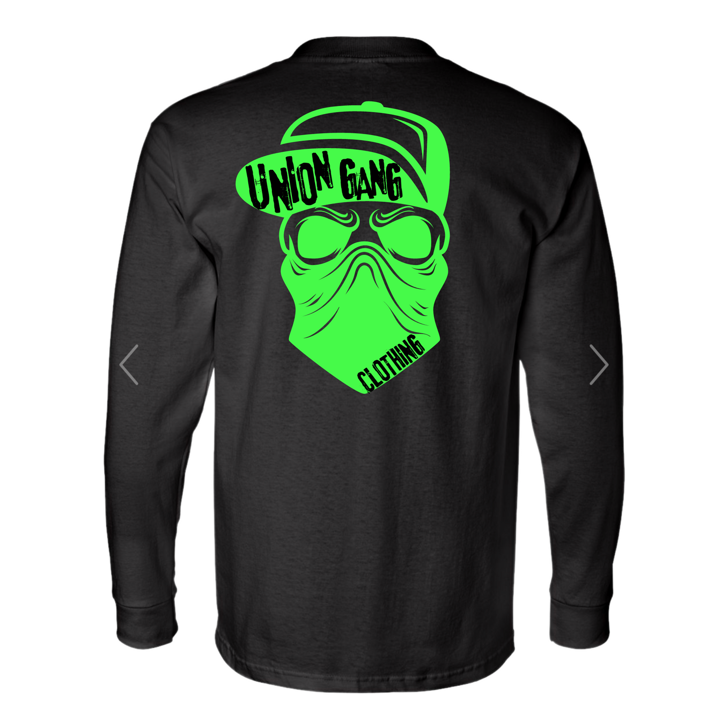 UNION GANG SNAP BACK HAT SKULL LONG SLEEVE T-SHIRT