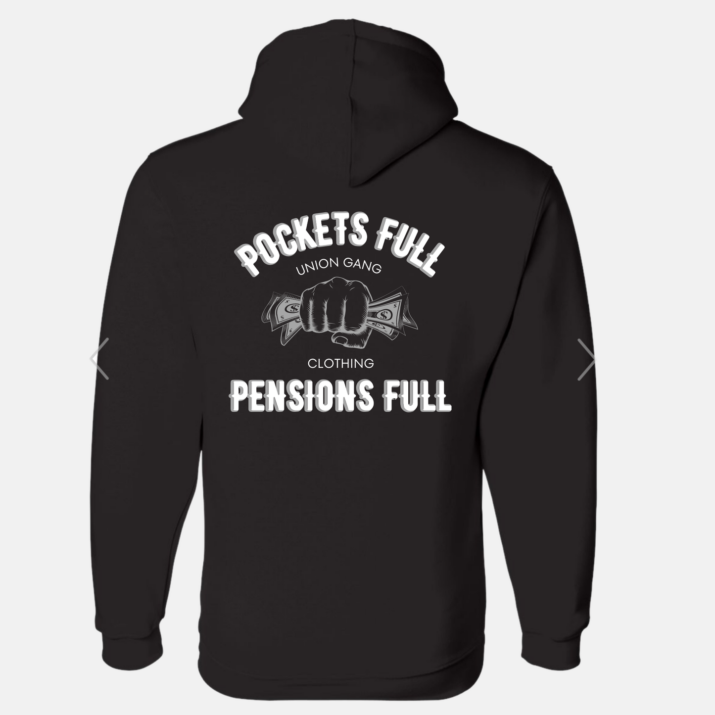 POCKETS FULL PENSIONS FULL HOODIE