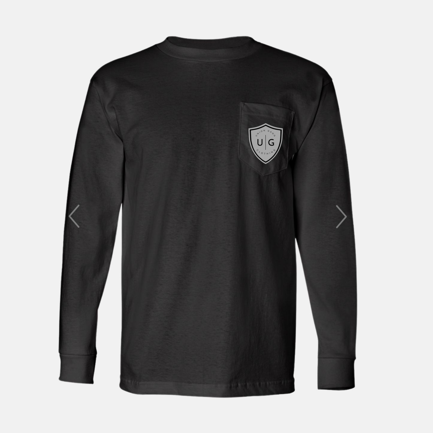 UNION GANG SHEILD LONG SLEEVE POCKET T-SHIRT