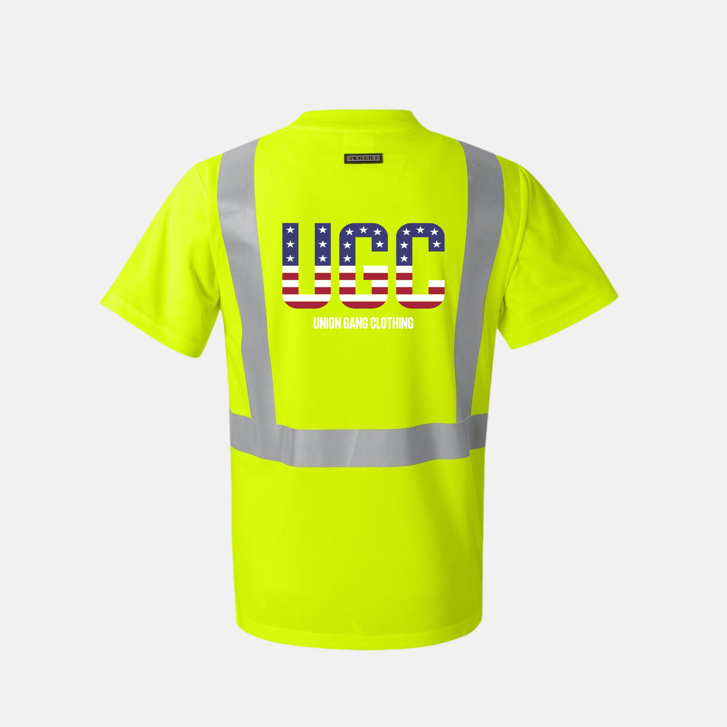 AMERICAN FLAG  UGC HI-VIZ T-SHIRT