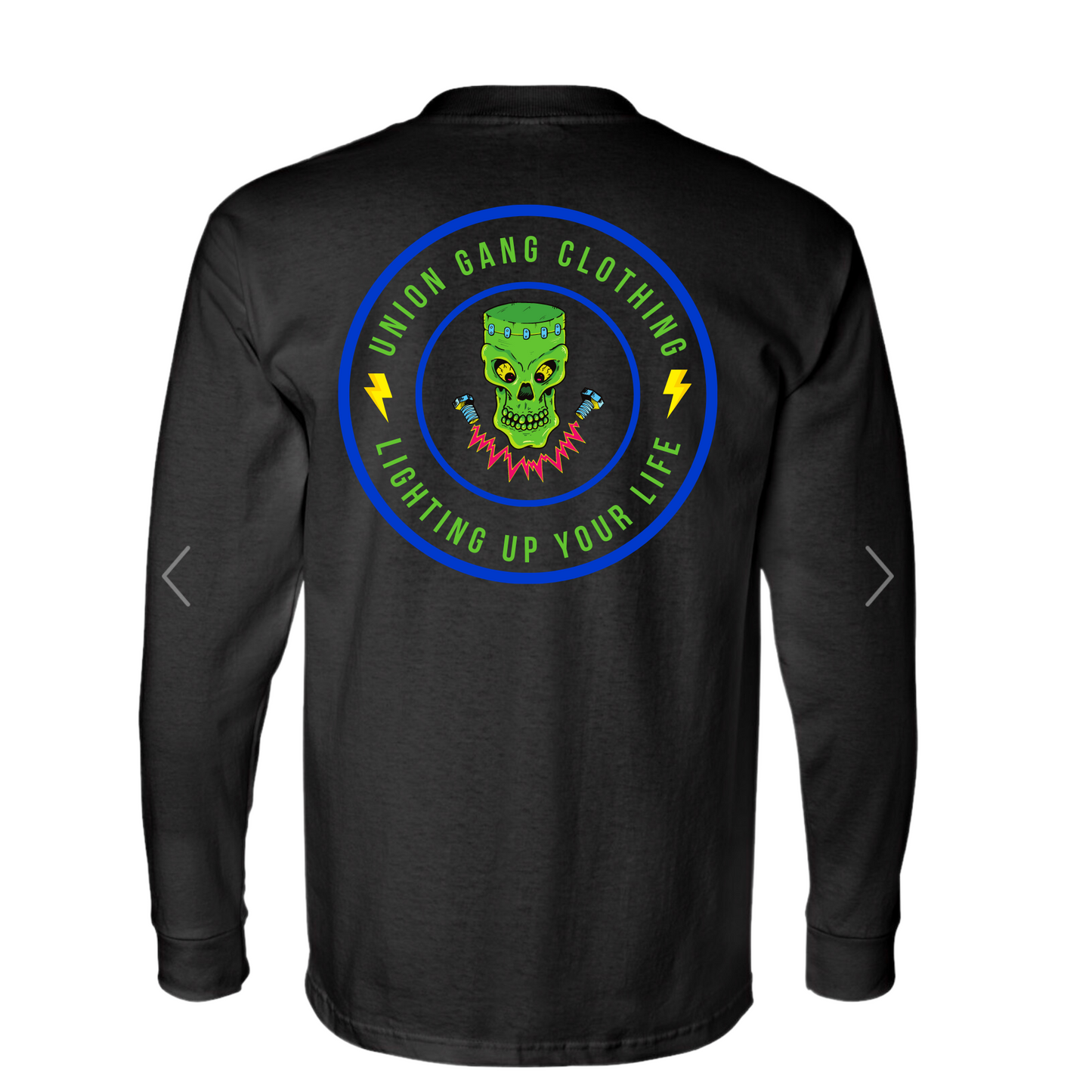 UNION GANG LIGHTING UP YOUR LIFE LONG SLEEVE T-SHIRT