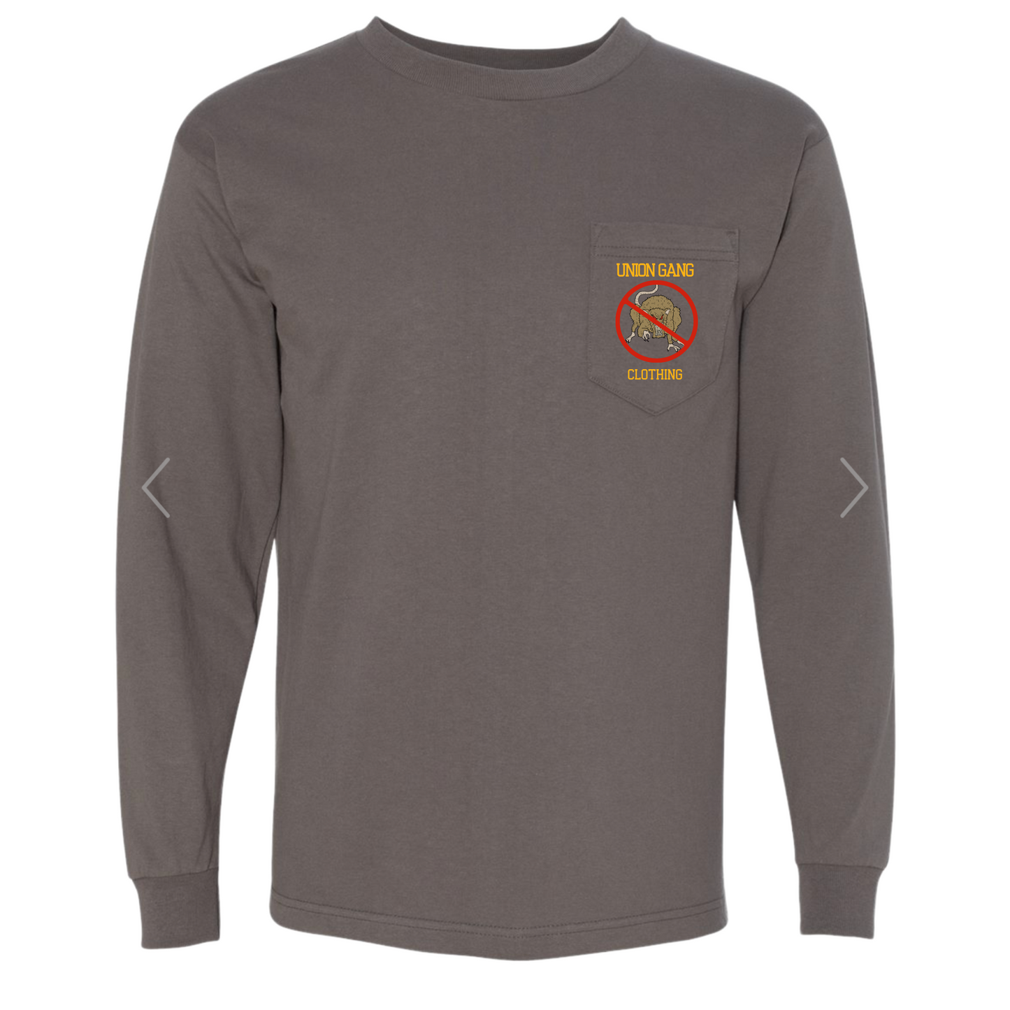 NO SCABS LONG SLEEVE POCKET T-SHIRT