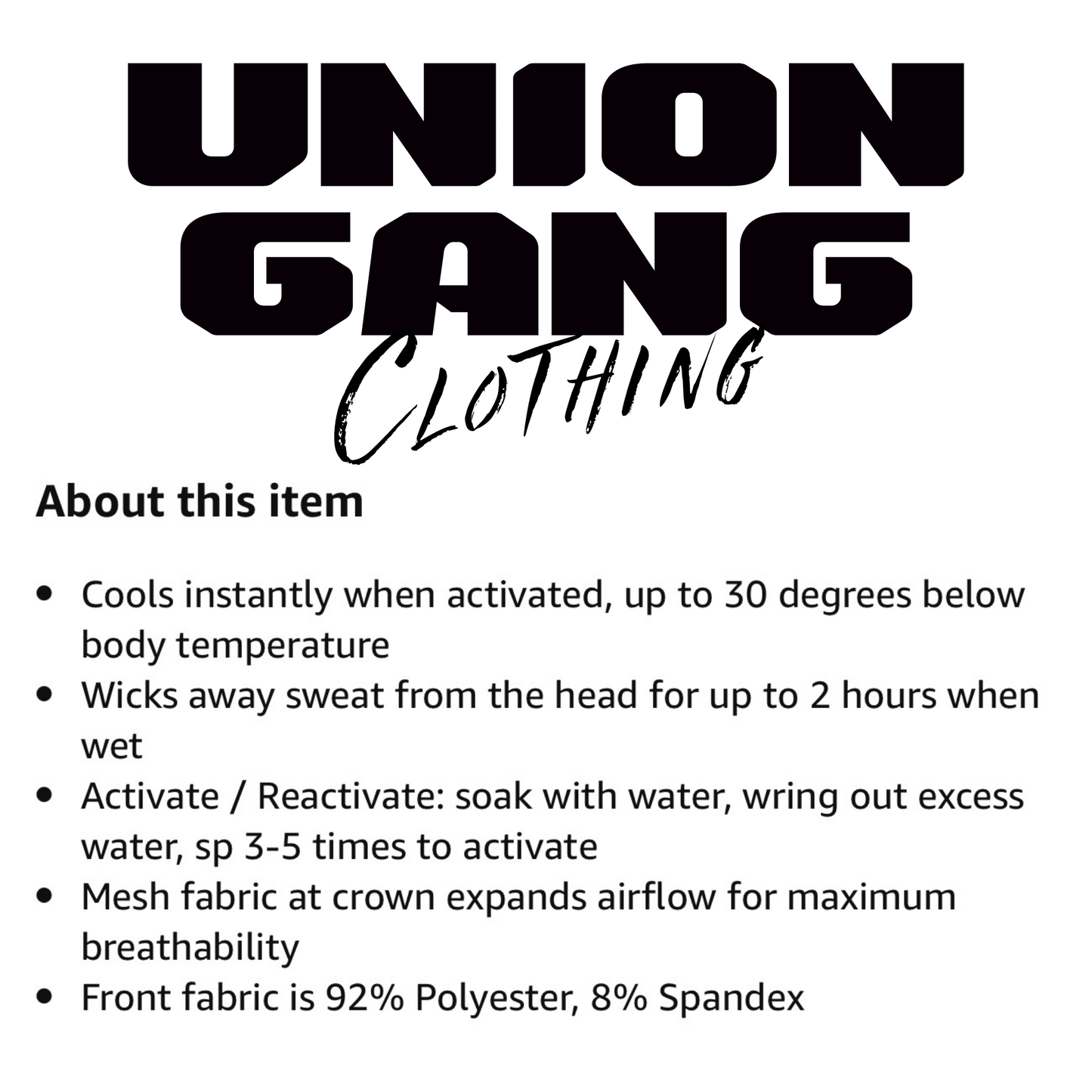 UNION GANG SKULL CAPS