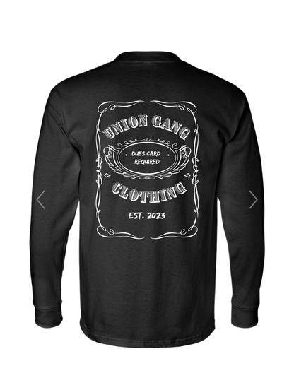 WHISKEY THEME LS T-SHIRT
