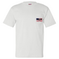 TODDLER YOUTH RED WHITE BLUE SKULL