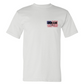 UNION GANG RED WHITE AND BLUE SKULL T-SHIRT