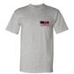 UNION GANG RED WHITE AND BLUE SKULL T-SHIRT