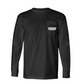 UNION GANG SKULL LONG SLEEVE POCKET T-SHIRT